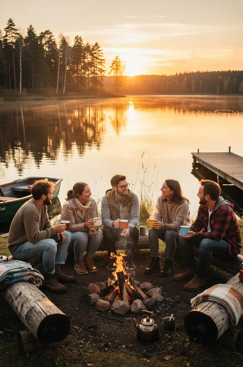 Stiklinė su skaidria žolelių arbata, apšviesta natūralios dienos šviesos, pabrėžianti arbatos grynumą.